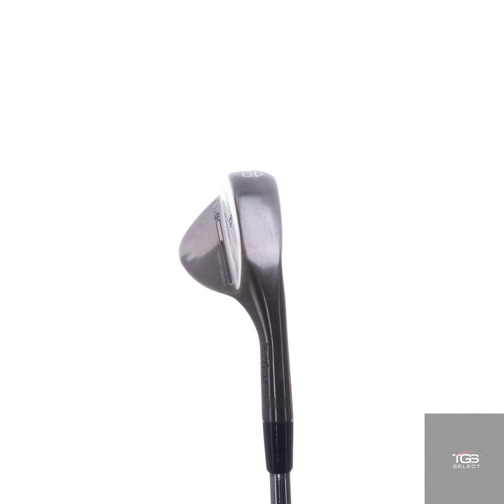 (RH) Titleist Vokey SM9 Brushed Steel (BS: 48°,F,10°) Steel Wedge Shaft