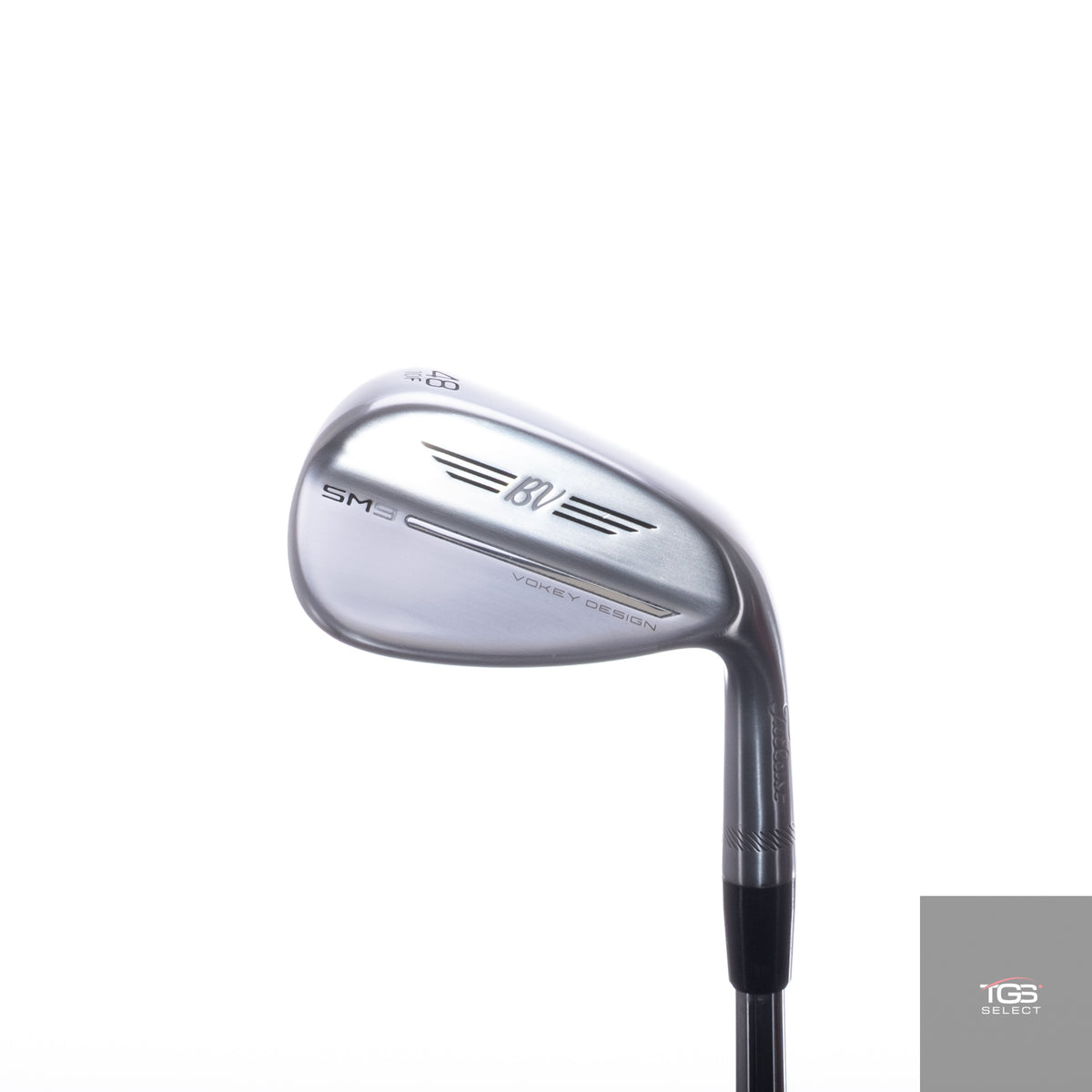 (RH) Titleist Vokey SM9 Tour Chrome (TC: 48°,F,10°) Steel Wedge Shaft