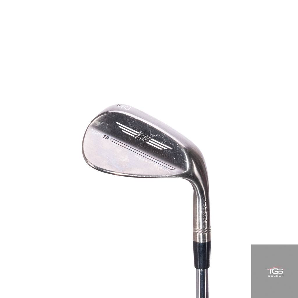 (RH) Titleist Vokey SM9 Brushed Steel (BS: 52°,F,8°) Steel Wedge Shaft