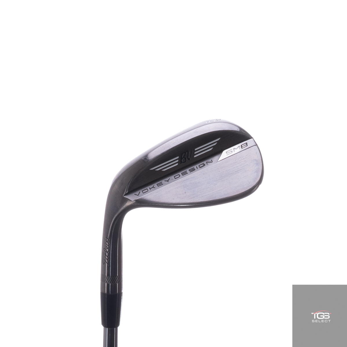 (LH) Titleist Vokey SM8 Brushed Steel (BS: 54°,S,10°) Steel Wedge Shaft