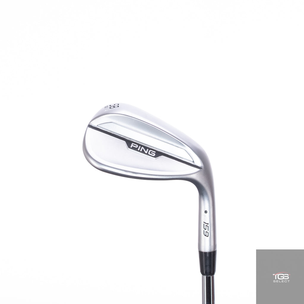 (RH) Ping S159 Black Dot (Chrome: 58°,W,14°) Dynamic Gold Tour Issue S400 (Stiff Flex)