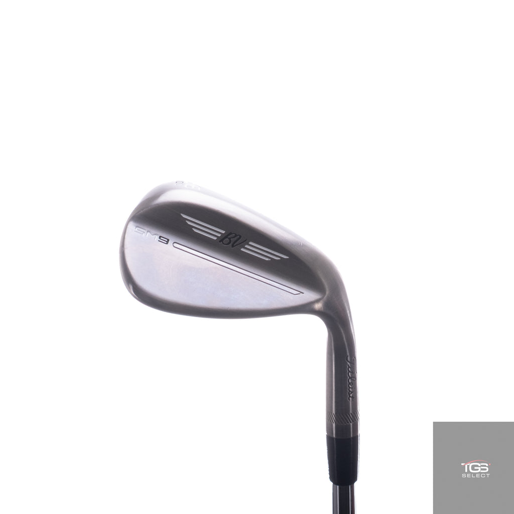 (RH) Titleist Vokey SM9 Brushed Steel (BS: 56°,S,10°) Steel Wedge Shaft