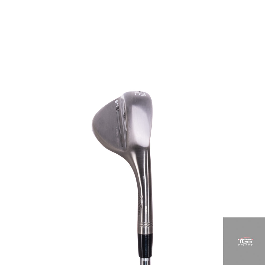 (RH) Titleist Vokey SM9 Brushed Steel (BS: 60°,S,10°) Steel Wedge Shaft