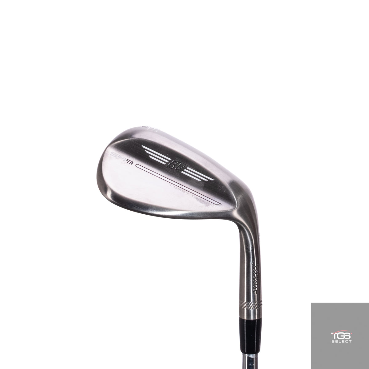 (RH) Titleist Vokey SM9 Brushed Steel (BS: 60°,S,10°) Steel Wedge Shaft