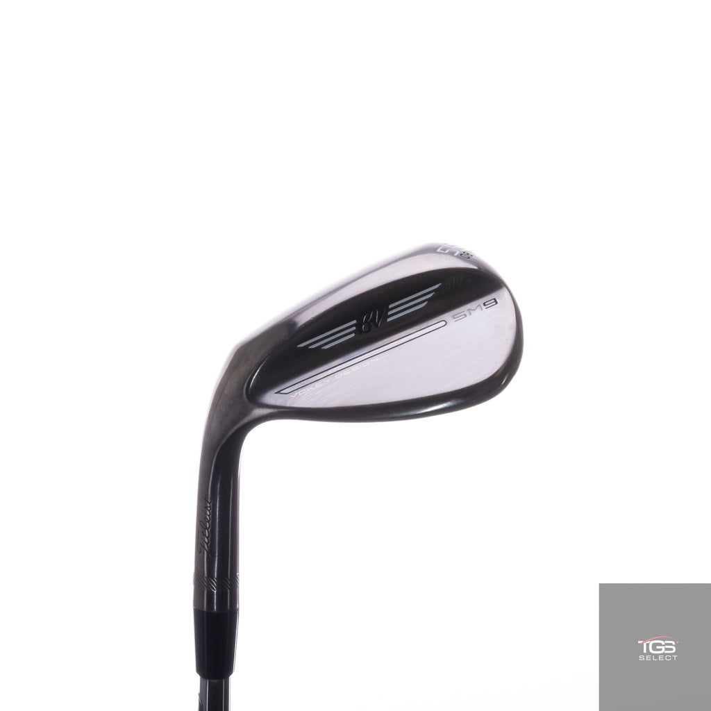 (LH) Titleist Vokey SM9 Brushed Steel (BS: 58°,M,8°) Dynamic Gold S200 (Stiff Flex)