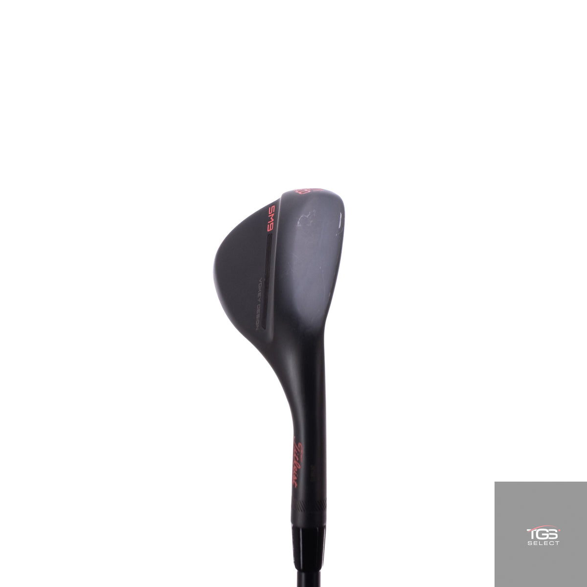 (RH) Titleist Vokey SM9 Jet Black (58°,M,8°) BGT RedZNE (115G, Wedge Flex)