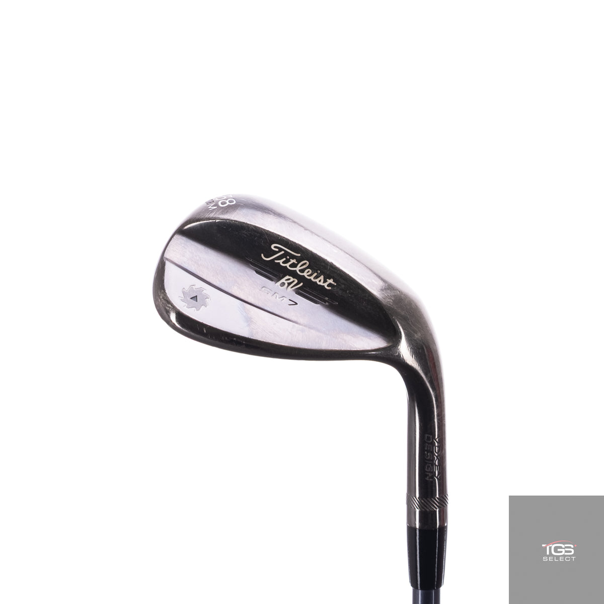 (RH) Titleist Vokey SM7 Brushed Steel (BS: 58°,M,8°) Yonex M60 Light (60G, Super Light Flex)