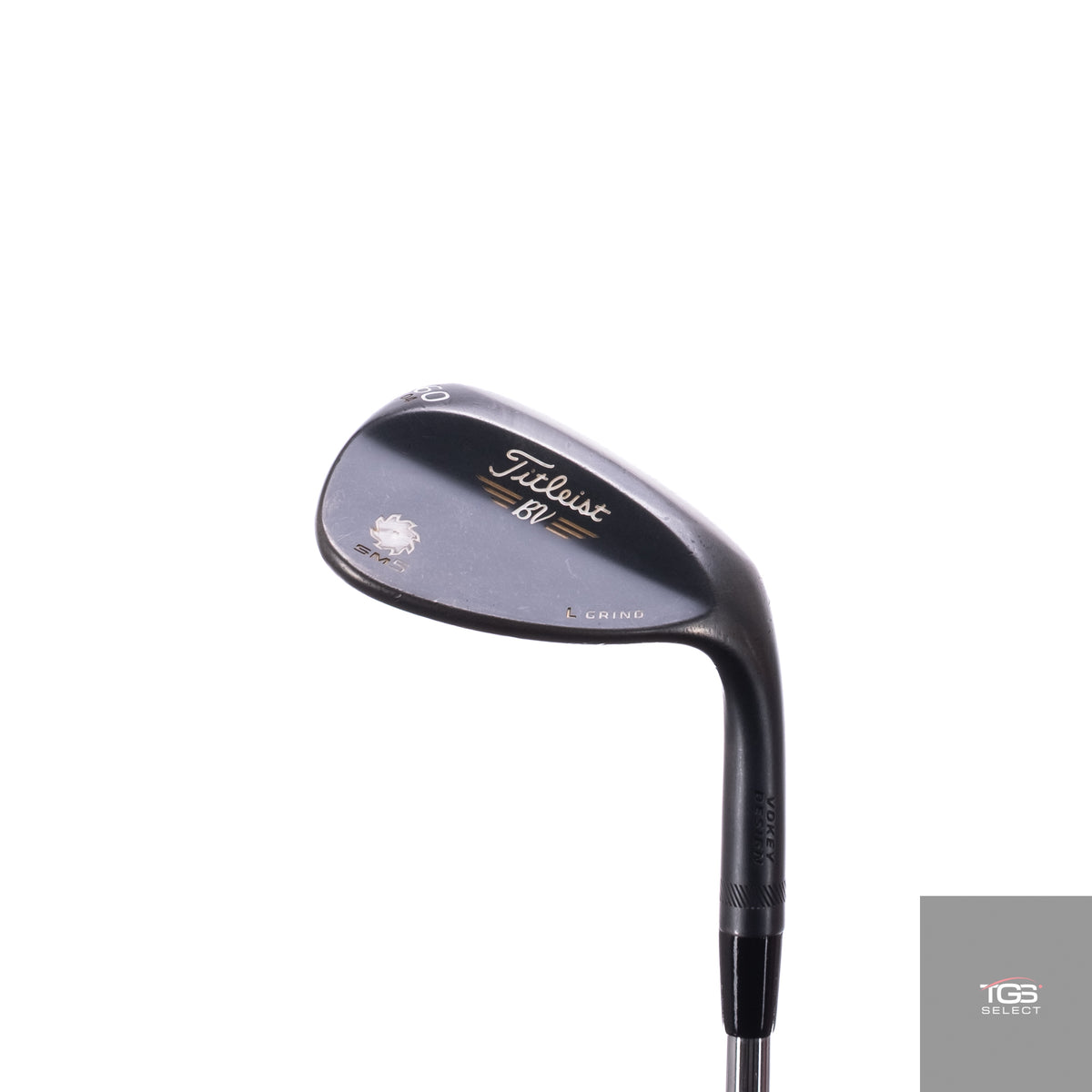 (RH) Titleist Vokey SM5 Raw Black (60°,L,4°) True Temper SM5 BV (Wedge Flex)