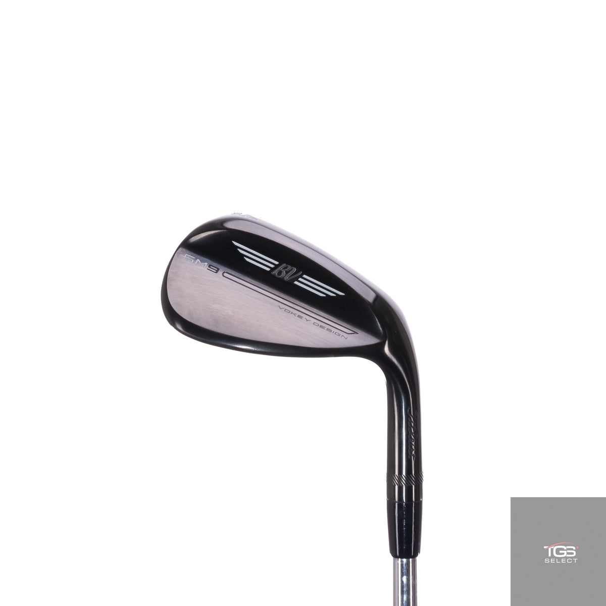(RH) Titleist Vokey SM9 Jet Black (54°,S,10°) Titleist Vokey BV (Wedge Flex)